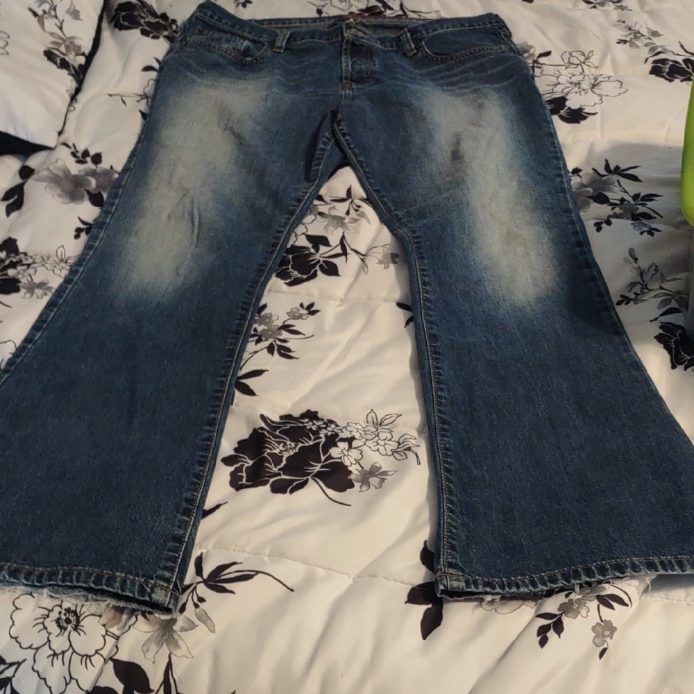 Abercrombie & Fitch Blue Boot Cut Jeans